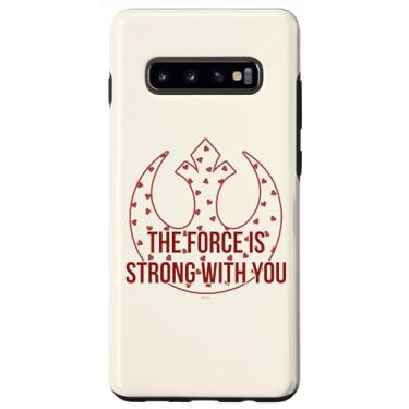 Imagem de Capa para Galaxy S10+ Star Wars Rebel The Force Is Strong With You
