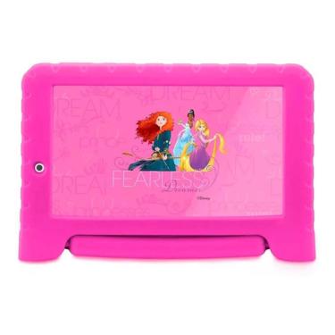 Imagem de Tablet  Multilaser Disney Princesa Kids Plus Nb281 7  8gb Rosa E 1gb De Memória Ram Disney Princesa