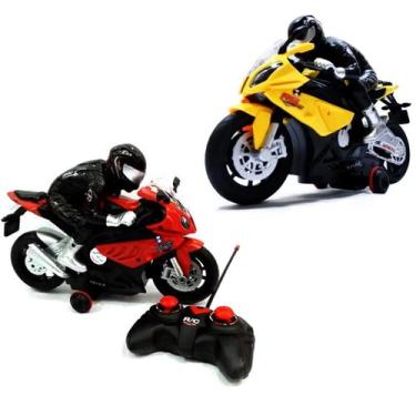 Imagem de Brinquedo Moto Gira 360 Graus Motorcycle Sport S1000 Com Luzes E Sons