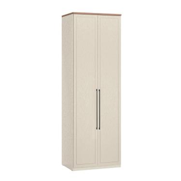 Imagem de Armário Modular Toledo Areia 2 Portas 3 Gavetas 3 Prateleiras Casal – Areia/Wood 