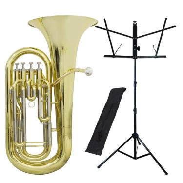Imagem de Kit Bombardino de 4 Chaves EP 340 New York + Estante de Partitura S1