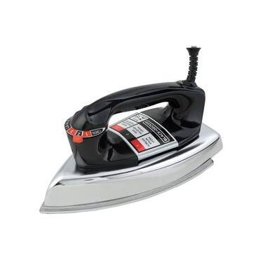 Imagem de Ferro de Passar a Seco Black Decker VFA1110TM2 com Base de Alumínio