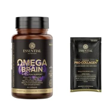 Imagem de Omega Brain 60 Caps Essential - Fórmula com FOSFATIDILSERINA, krill e Gengibre + Amostra