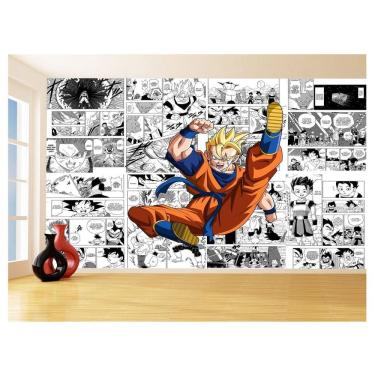 Imagem de Papel De Parede 3D Dragon Ball Goku Gohan Anime 3,5M Dbz720