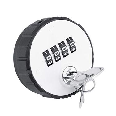 Imagem de Fechadura de câmera com combinação de código de liga de zinco digital com chaves – senha segura para armários e gavetas (Espessura de instalação 36mm)