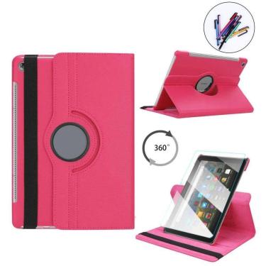Imagem de Capa Giratória para Tablet Amazon Fire HD8 Rosa Pink