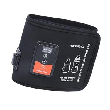 Imagem de Fancyes Aquecedor de mamadeiras com temperatura ajustável para a maioria das garrafas, bolsa aquecedora USB para leite, para compras, carro ao ar livre