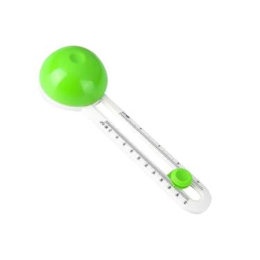Imagem de Fancyes Cortador rotativo portátil de corte redondo, cortador circular para artesanato em papel, cartões de felicitações para casa, acessórios para fotos de
