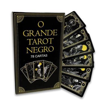 Imagem de O Grande Tarot Negro 78 Cartas Com Manual Detalhado