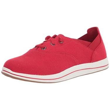 Imagem de Clarks Tênis feminino Breeze Ave, Tela vermelha, 38