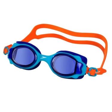 Imagem de Óculos Natação Speedo Lappy Infantil 4 a 12 Anos Antiembaçante e Proteção UV (azul)