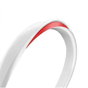 Imagem de Barreira de água de separação seca e úmida, fita de vedação de banho de borracha autoadesiva para chuveiro de canto com proteção contra respingos, tira de moldagem de borda para bancada, pia ao redor