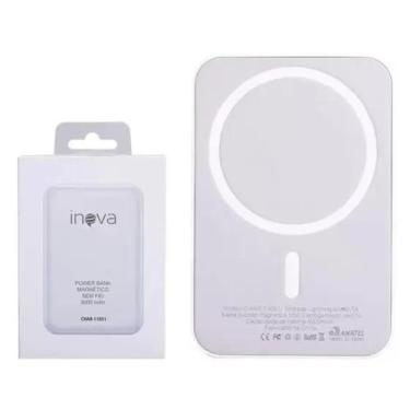 Imagem de Carregador Power Bank Indução Sem Fio 10W INOVA 5000mAh (Acompanha Cab