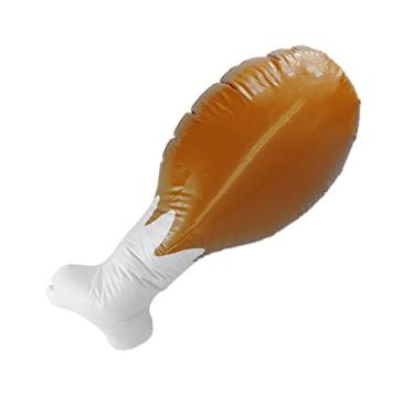 Imagem de Perna inflável gigante de coxa de frango com peru