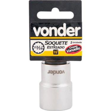 Imagem de Soquete estriado enc 1/2" 17mm curto vanád. Vonder