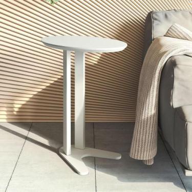 Imagem de Mesa de Canto Auxiliar 100% MDF Para Sofá Dalla Costa 60 cm - Dalla Co