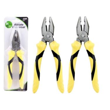 Imagem de Kit 2 Alicates Universal C/ Cabo Emborrachado 8" (20cm) - HM29