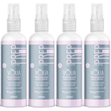 Imagem de 4UN Preparação Nail Spray Higienizante Unhas 350ml Volia - Vòlia