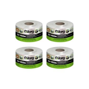 Imagem de Kit 4 Fita Asfáltica Aluminizada Adesiva Reparos Multiúso 05cm x 10m -
