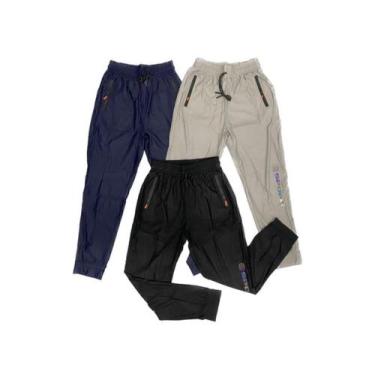 Imagem de COMPRE! kit 3 calças esportiva dri-fit tecido fino alta qualidade muit