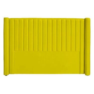 Imagem de Cabeceira Ripada Estofada Para Cama Box Casal Queen - Suede - Várias C