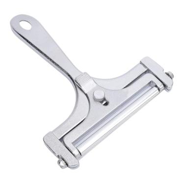Imagem de Ferramenta de Corte de Queijo de Arame, Material de Aço Inoxidável Resistente à Erosão Fio Ajustável Design Ergonômico Barbeador de Queijo Portátil para Cheddar Gruyere