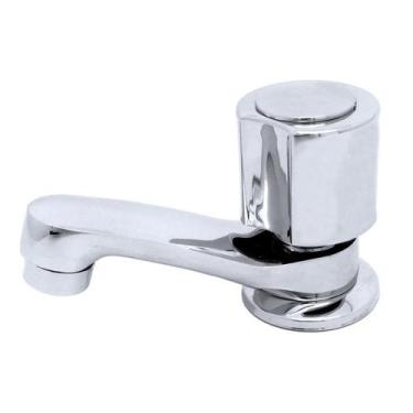 Imagem de Torneira Banheiro Lavatório Pia Bancada Mesa Metal Cromada Luxo - Shop