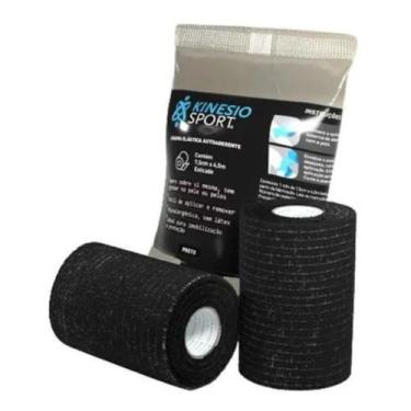 Imagem de Atadura Elástica Autoaderente 7,5cm X 4x5m Kinesiosport C/ 3 unidades,