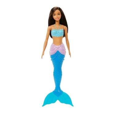 Imagem de Boneca Barbie Sereia Dreamtopia Morena Cauda Azul HGR07 - Mattel (3865