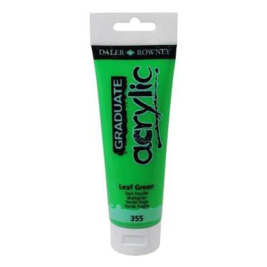 Imagem de Tinta Acrílica Graduate 120ml Verde Folha 355 Daler Rowney, LEAF GREEN