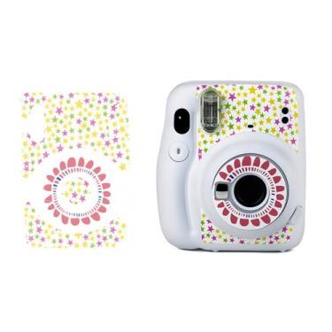 Imagem de Adesivo para Câmera Instax Mini 11 Estrelas Fundo Branco - TUDOPRAFOTO