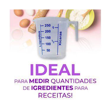 Imagem de Jarra Medidora 250 ml Graduada Transparente  - DONA COTA