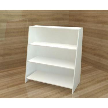 Imagem de Balcão Expositor Loja Comercial Mdf Branco - INFINITILUX MOVEIS, Branc