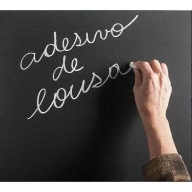 Imagem de Adesivo Lousa Quadro Negro Preto Fosco 5M X 45cm - Leonora