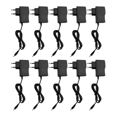 Imagem de Kit 10 Fonte Carregador Lixadeira Motor de Unhas 9V Bivolt