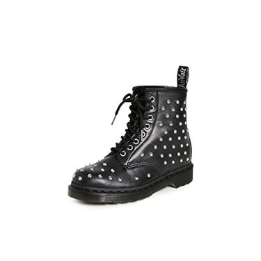 Imagem de Dr. Martens Women's 1460 Stud Wanama Combat Boots, Black, 7 Medium US