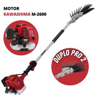 Imagem de Derriçadeira Premium com Haste 1100mm 25,4cc e Dupla Mãozinha Nakashi 