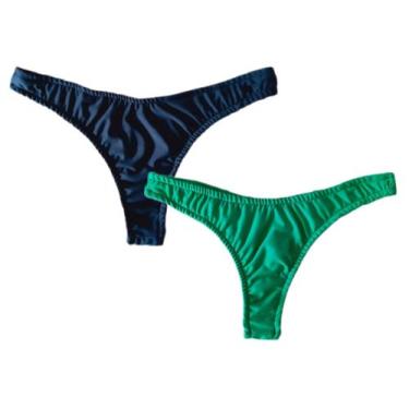 Imagem de Kit com 2 calcinha asa delta fio dental biquíni asa dental - DE UMA MA