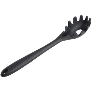 Imagem de Pegador De Macarrão Utensílio De Cozinha 29cm Preto Mundiart
