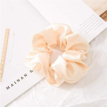 Imagem de Kit 100 Xuxinhas de Cetim Charmousse Scrunchie Anti Frizz Luxo - LD Co