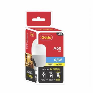 Imagem de Lâmpada Led G-Light A60 6,5w 3000k Bivolt E27 - G Light