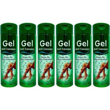 Imagem de Atacado 6 Gel Massageador Anti Cansaço 220g Pernas Pé Costas - San Jul