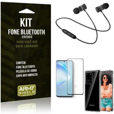 Imagem de Kit Flash Ring Galaxy S20 Ultra Flash Ring + Capa Anti Impacto + Pelíc