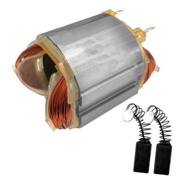 Imagem de Bobina + Carvão Furadeira Profissional Elétrica Bosch 1182 1184 1186 G