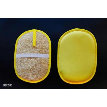 Imagem de Bucha Vegetal Facial Grande Com Tecido Pct C/6 Unds - Bie