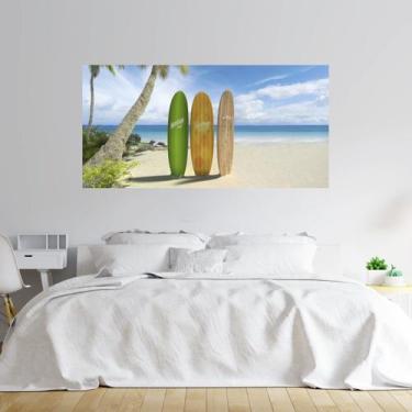 Imagem de Painel Adesivo Papel de Parede Surf Praia N012189 2,00X1,00M - Adesivo