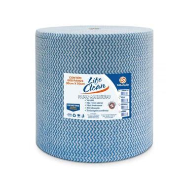 Imagem de Pano Bobina Azul 28x300m Life Clean com 600 panos