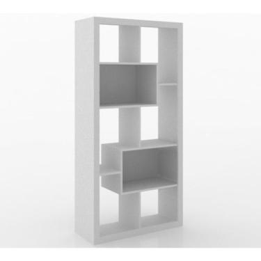Imagem de Estante Aparador Uso Horizontal Ou Vertical E1712 Branco Tecno Mobili,