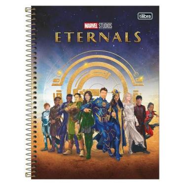 Imagem de Caderno Espiral Universitário Capa Dura 80 Folhas Eternals - Tilibra
