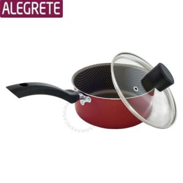 Imagem de Panela Enjoy 16 C/ Tp Vidro Aa Vermelho - 314160 - Alegrete 